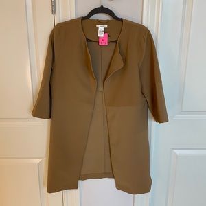 NWT- Trendy Brown Overcoat